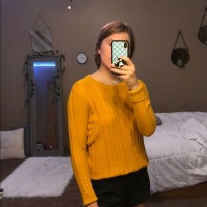 Barley worn Gold sweater